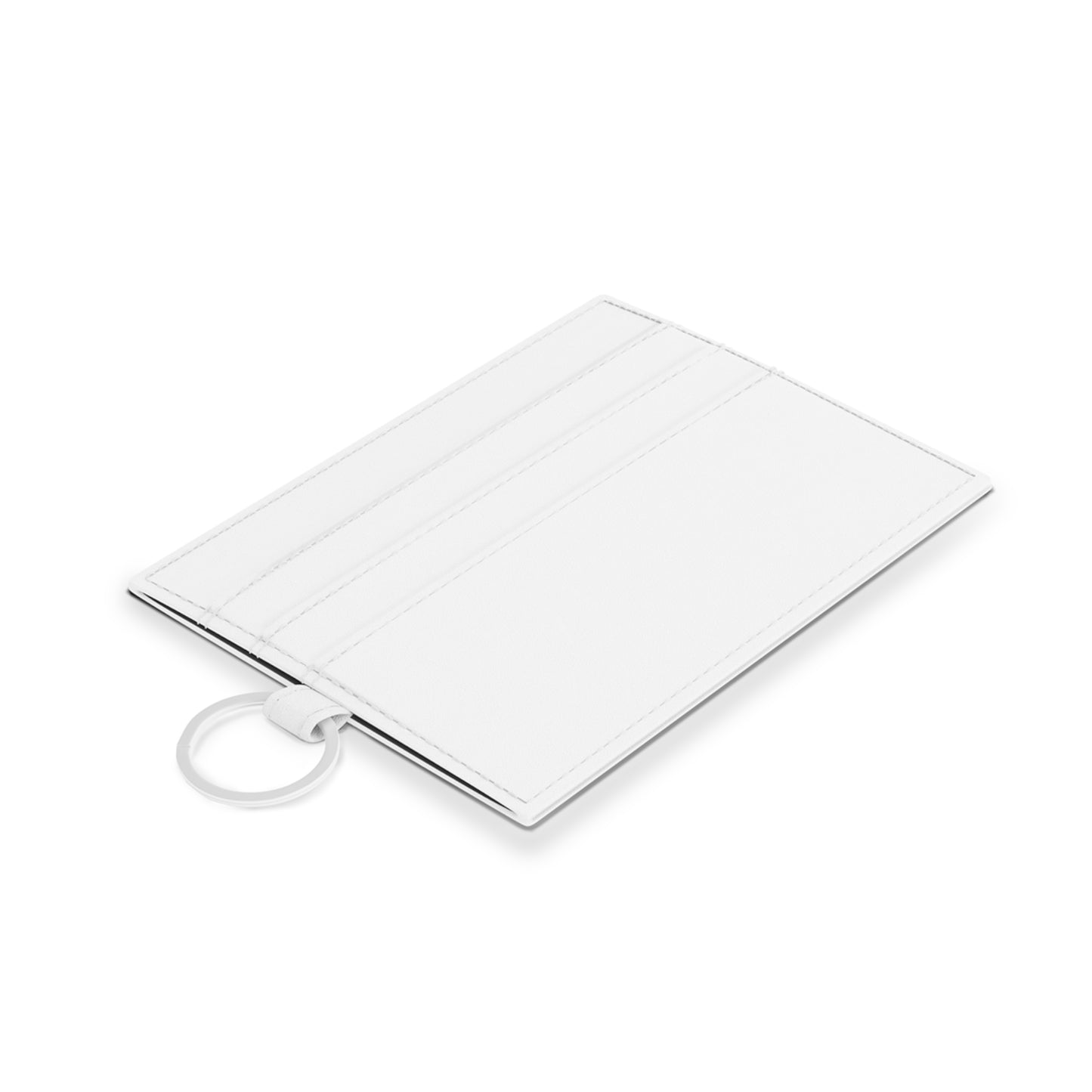 Saffiano Leather Card Holder with Red Lip Design - Stylish & Functional Accessory